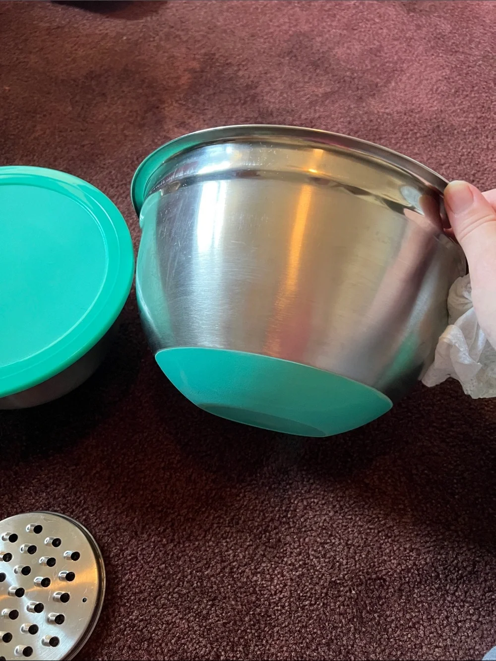 Turquoise Kitchen Storage and Prep Set with Lids